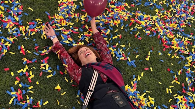 Sport Minister Anika Wells at the 2024 AFL grand final.