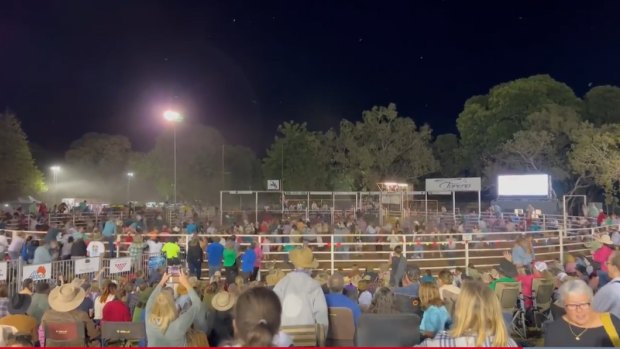 ‘It was pandemonium’: Bull escapes, charges crowd at Kununurra Rodeo