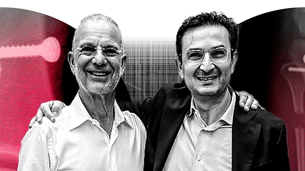 Dror Paley (left) and Munjed Al Muderis.