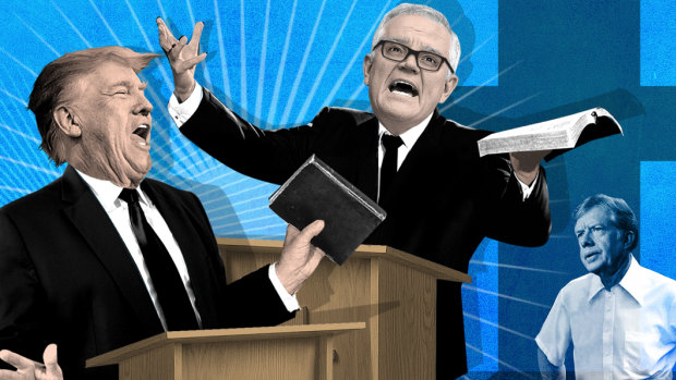 Sorry for the pile-on, ScoMo and Trump, but by Jesus, you send women a warped view of religion