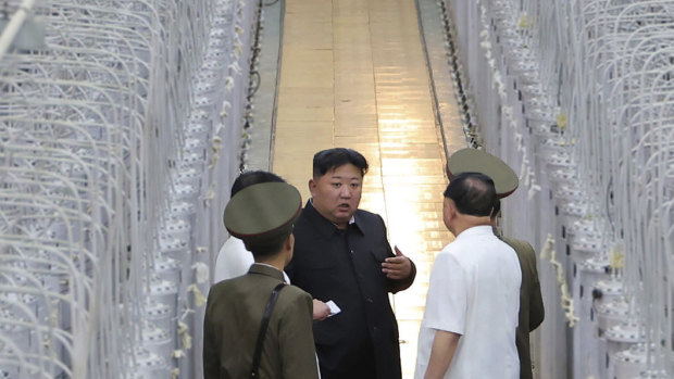 Kim Jong-un shown in first photos of uranium enrichment site