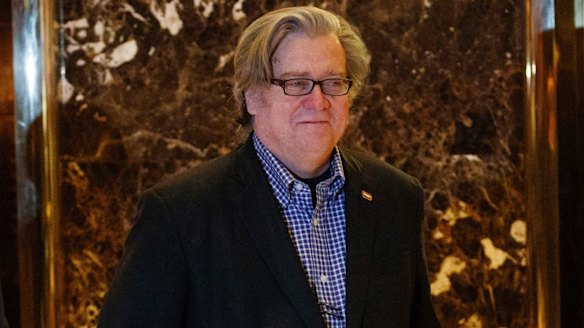 Stephen Bannon, a Trump stategist, is an alternative media mogul of sorts.