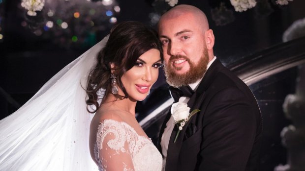 Ibraham Sakalaki and Kat Mehajer married in August.