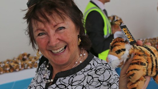 A ceremonial water cannon salute marked the arrival of the first Tigerair flight into Canberra