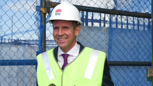 Wants to lease 49 per cent of the power network: Premier Mike Baird.