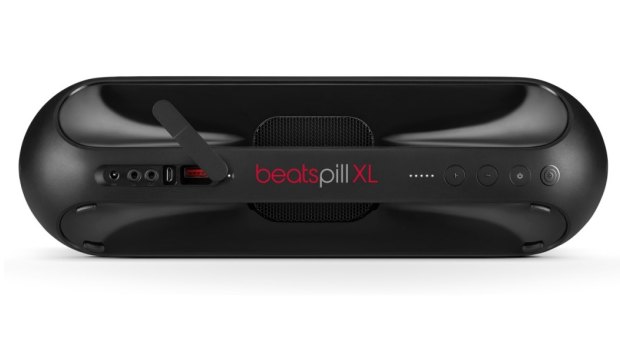 A rear view of the Beats Pill XL.