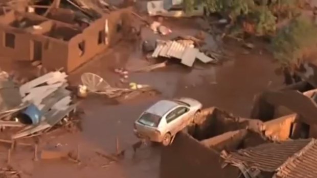 Compensation is being sought for environmental damage caused by a dam collapse in Brazil.