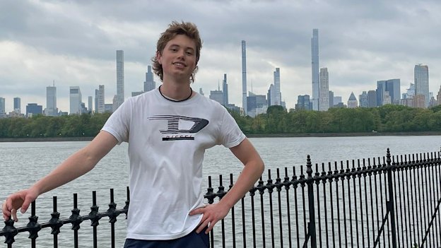 Graduate Hugo Sharkey accepted a scholarship to study political science at New York’s Columbia University.