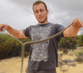 Perth snake catcher Marcus Cosentino.