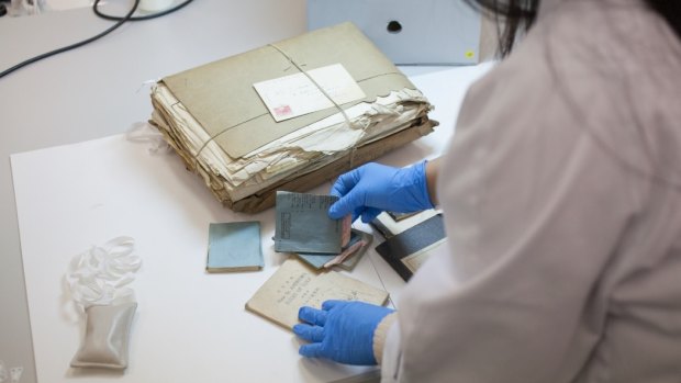 Conservation of the records being gifted by the National Archives. 
