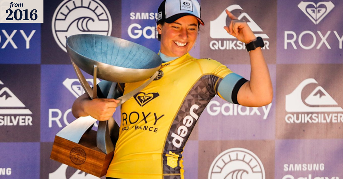 Tyler Wright dedicates world surfing title to late uncle