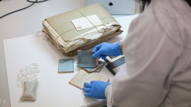 Conservation of the records being gifted by the National Archives. 