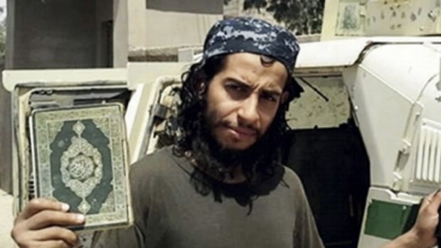 This undated image from Islamic State's English-language magazine <i>Dabiq</i> shows Belgian Abdelhamid Abaaoud. 