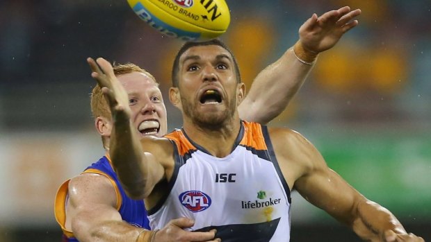 Curtly Hampton of the Giants has endured some of the club's hardest years.
