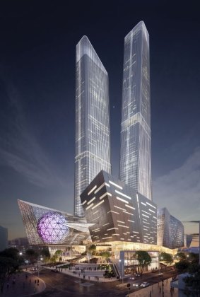 Artists impression of the World Trade Centre.