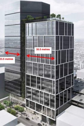 The Valley Metro development will be a split tower with a height of 20 and 25 storeys