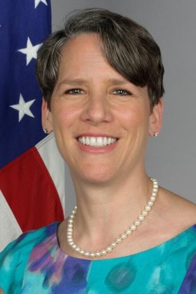 The US ambassador to Switzerland Suzi Levine.