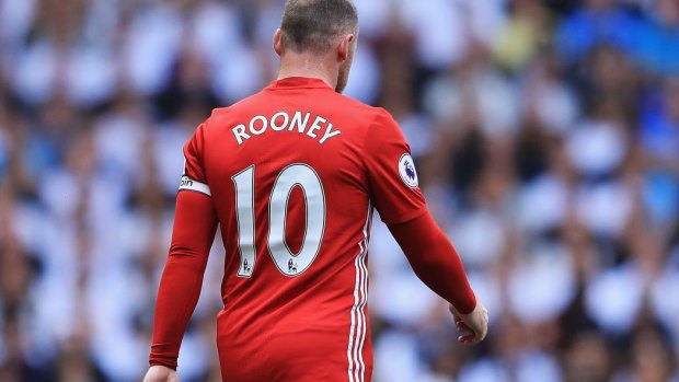 Nearing the end of an illustrious career: Wayne Rooney.