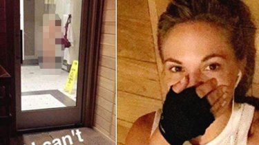 Dani Mathers' now deleted SnapChat image. 
