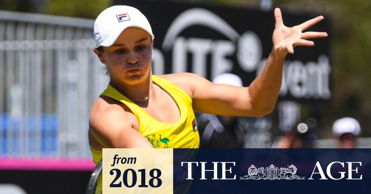 Fed Cup: Australia's Ash Barty says Ukraine star Marta ...