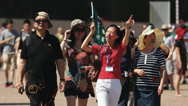 Chinese visitors spend $7.7 billion a year in Australia and are tipped to spend more.