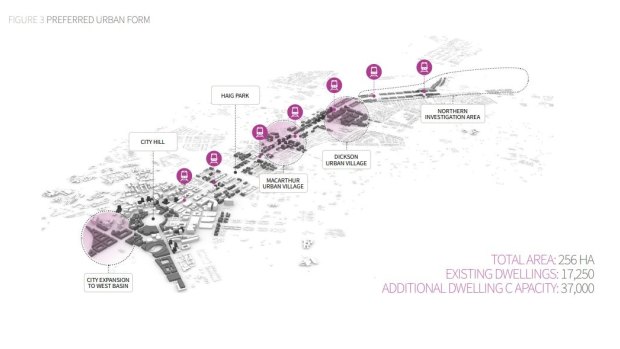 The ACT Government's proposal to overhaul Canberra's city and north.