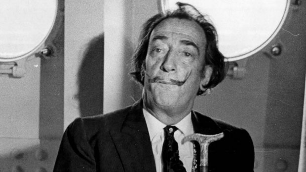 Surrealist painter Salvador Dali died in 1989.