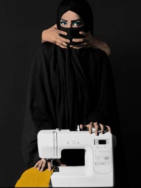 Artist Hoda Afshar got sick of images of Australian Islamic women so created her own.