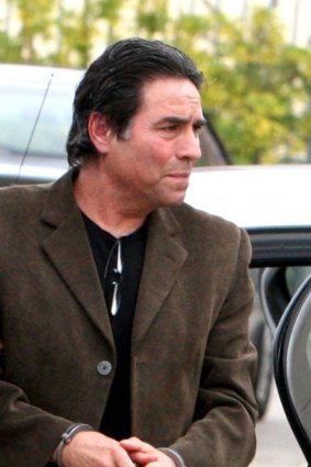 Lucky Gattellari, pictured in October 2010, when he was arrested for questioning in relation to the murder of Michael McGurk.