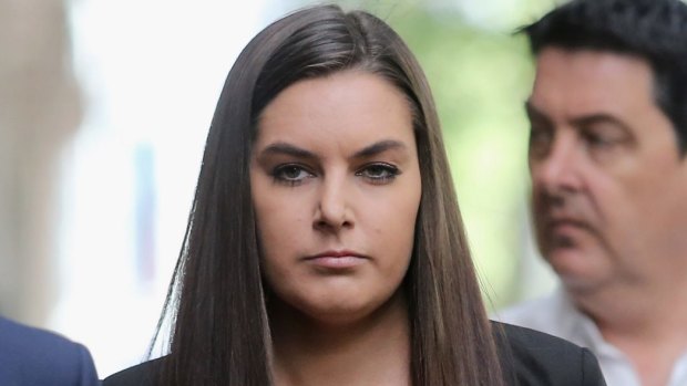 Kim Duthie outside court in Melbourne this week.