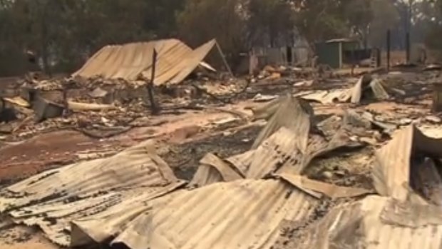 More than 100 homes, businesses and properties have been destroyed by fire in Yarloop.