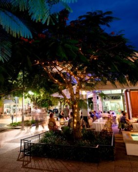 Favourite dining destination: The offerings in Noosa's Hastings Street just keep getting better.