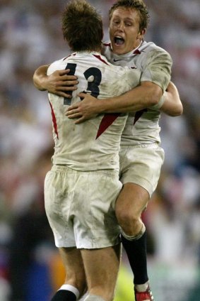 Winning feeling: Jonny Wilkinson in 2003.