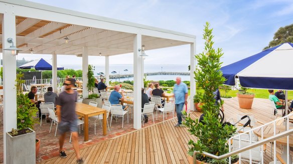 Seaside views at the Portsea Hotel