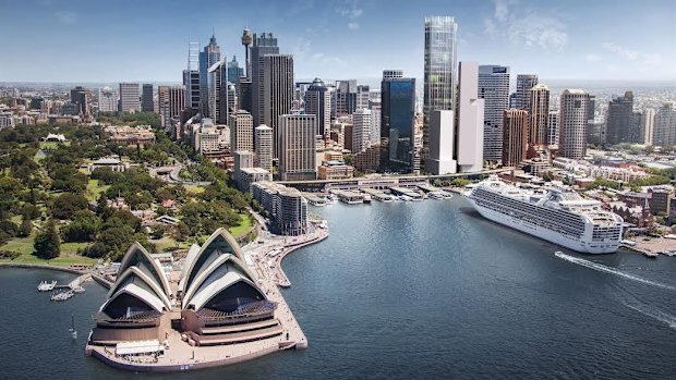 Lendlease's Circular Quay precinct on George and Pitt streets includes what could become Sydney's tallest office tower.