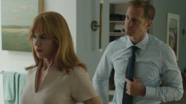 Nicole Kidman with her on-screen husband Alexander Skarsgård in Big Little Lies. 
