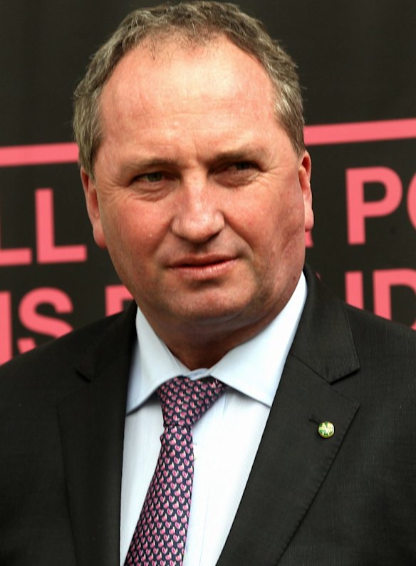 "Barnaby was told this tonight and apologised to Q&A that he would not be able to appear."
