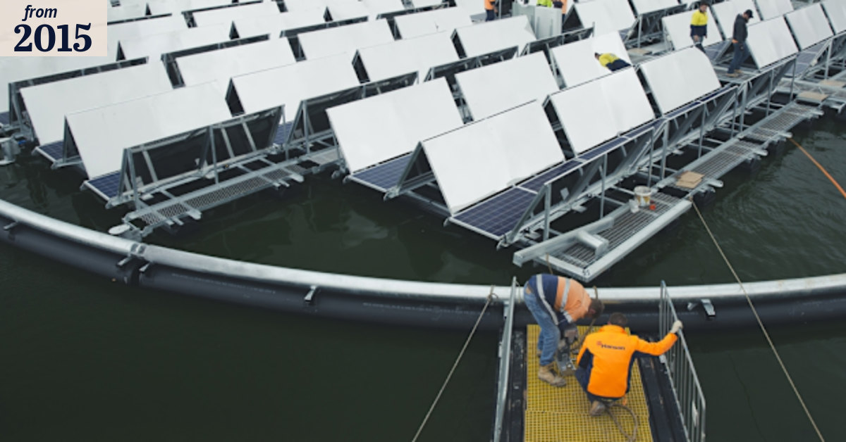 Start-up Infratech's floating solar rafts hold promise for Australia's ...