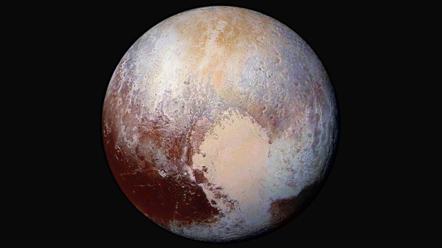 Image of Pluto as captured by the New Horizon spacecraft last year.