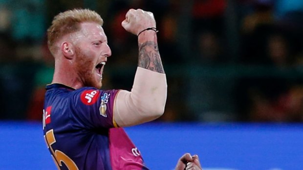 New Royal: Ben Stokes with the Rising Pune Supergiants in last year's IPL. He will now play with the Rajasthan Royals in the forthcoming edition.