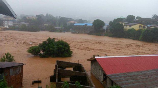 Mud and water are believed to have killed hundreds in Freetown, Sierra Leone.