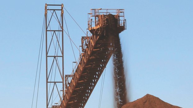 Iron ore prices have fallen off a cliff