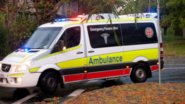 Paramedics are attemding a two vehicle crach in north Brisbane.