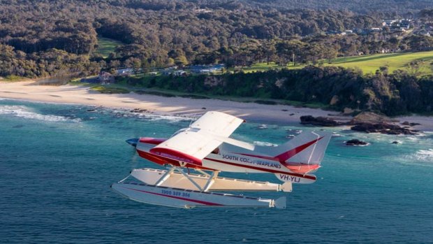 Clear waters: South Coast Seaplanes fly close to beach and detour often to give a closer view of special attractions. 