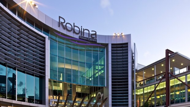 A boy has suffered a head injury in a fall at Robina Town Centre on the Gold Coast.