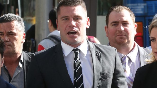 Shaun Kenny-Dowall is accused of assaulting his former girlfriend Jessica Peris.