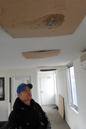 Havelock Housing Association tennant Grant Seears says he has been unable to live in his Gungahlin apartment for several months due to lack of maintenance.