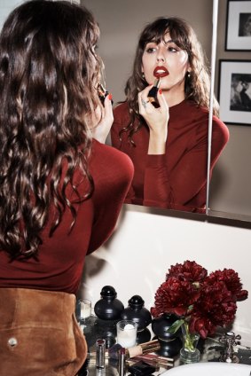 Estee Lauder's newly appointed global beauty director Violette is a fan of the colour oxblood.