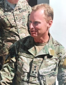 Lieutenant Colonel Mark Smethurst, who in May 2006 was leader of Special Operation Task Group in Afghanistan.