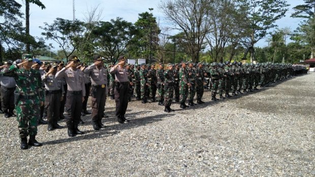 Troops are massing after unrest from people seeking independence from Indonesia.